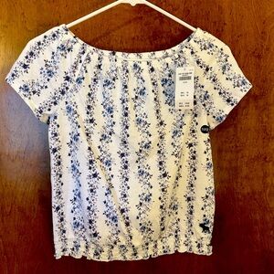 NWT Abercrombie Kids Floral Tee